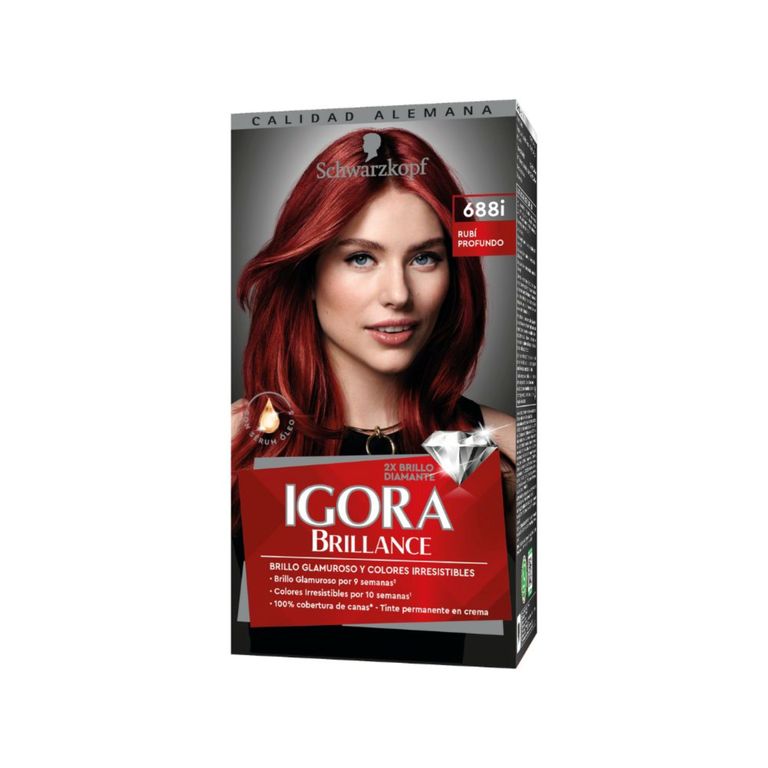 Tinte Igora Brillance Tono 688i Rubio Profundo