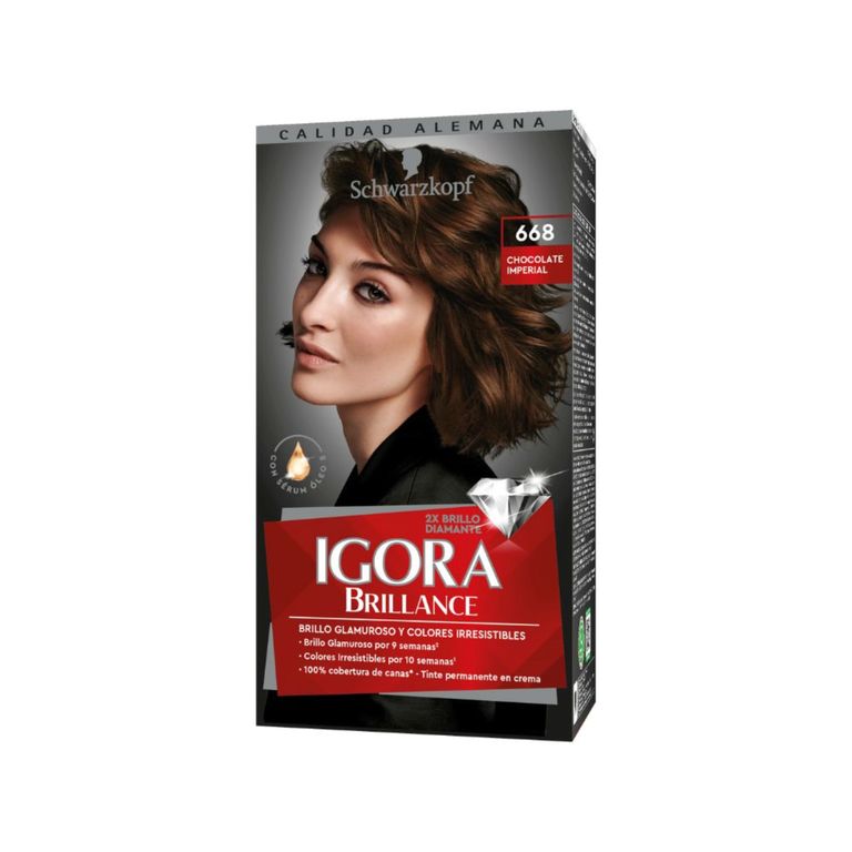 Tinte Igora Brillance Tono 668 Chocolate Imperial