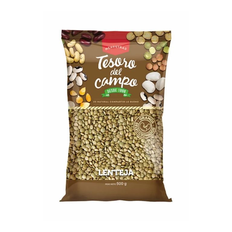 Lenteja Tesoro del Campo Menestra Bolsa 500 g