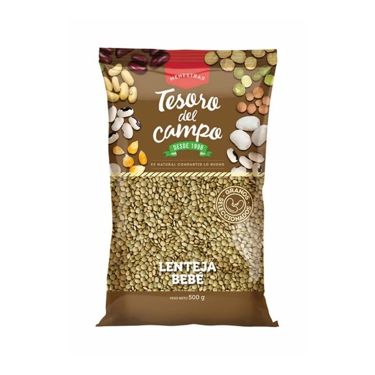Lenteja Bebé Tesoro del Campo Menestra Bolsa 500 g
