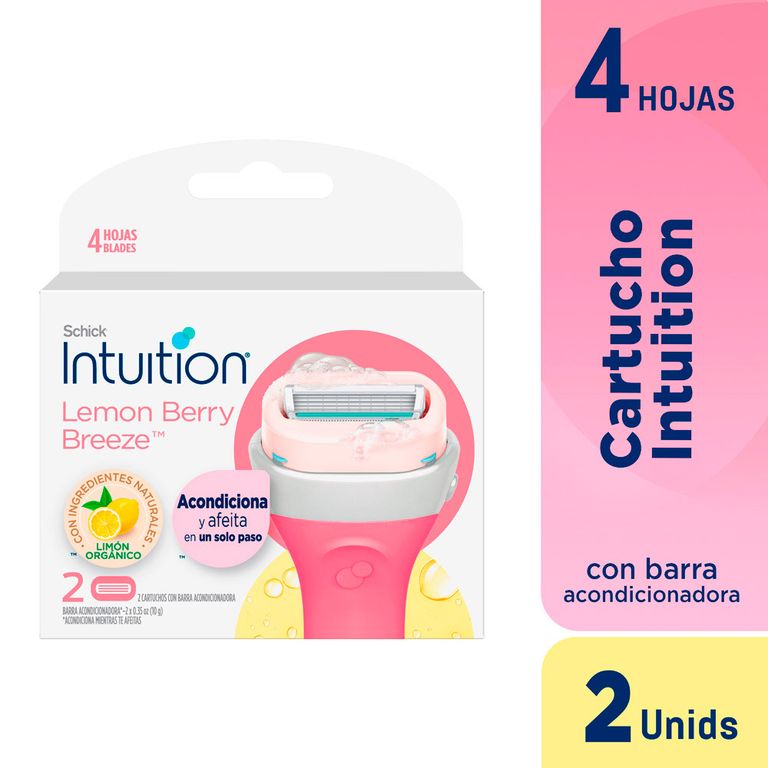 Repuesto Máquina de Afeitar Schick Intuition Sensitive Caja 2 Und