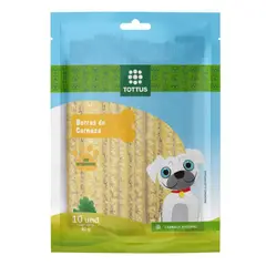 TOTTUS - Carnaza Natural de Salchicha para Perros Pet 10 Unidades