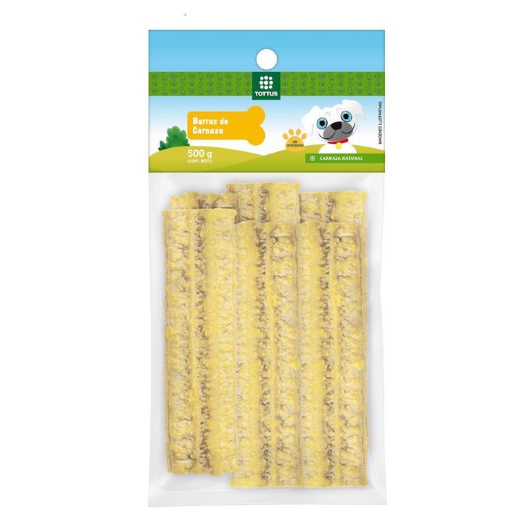Snack Barras de Carnaza Tottus Empaque 500 g