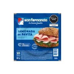 SAN FERNANDO - Jamonada de Pavita San Fernando Empaque 85 g