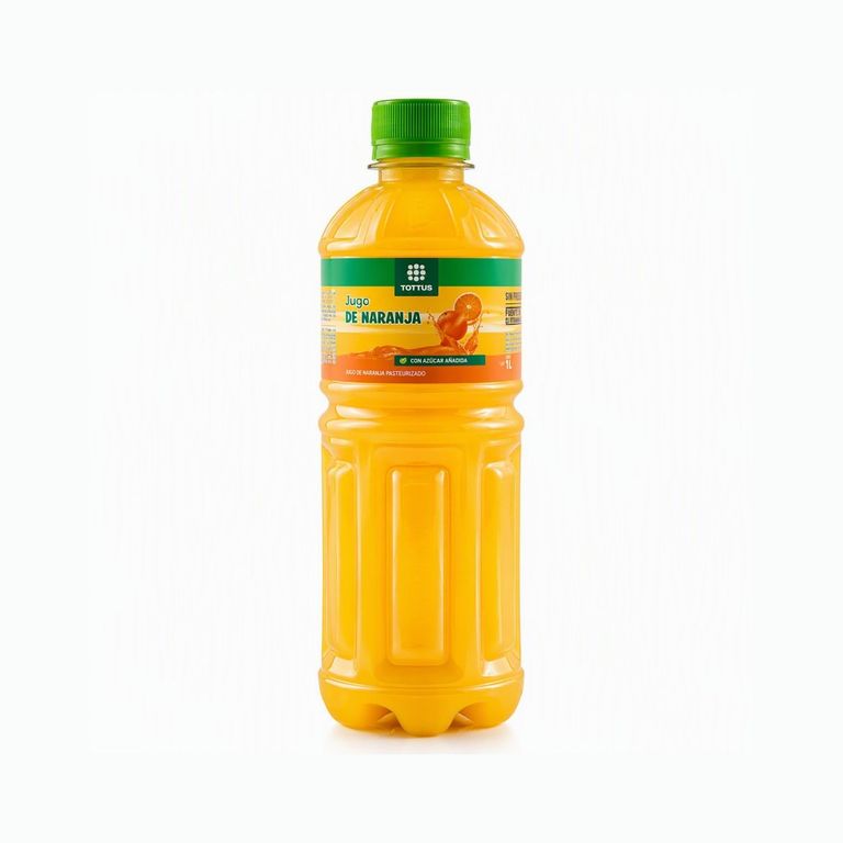 Jugo Pasteurizado De Naranja Tottus Botella 500 mL