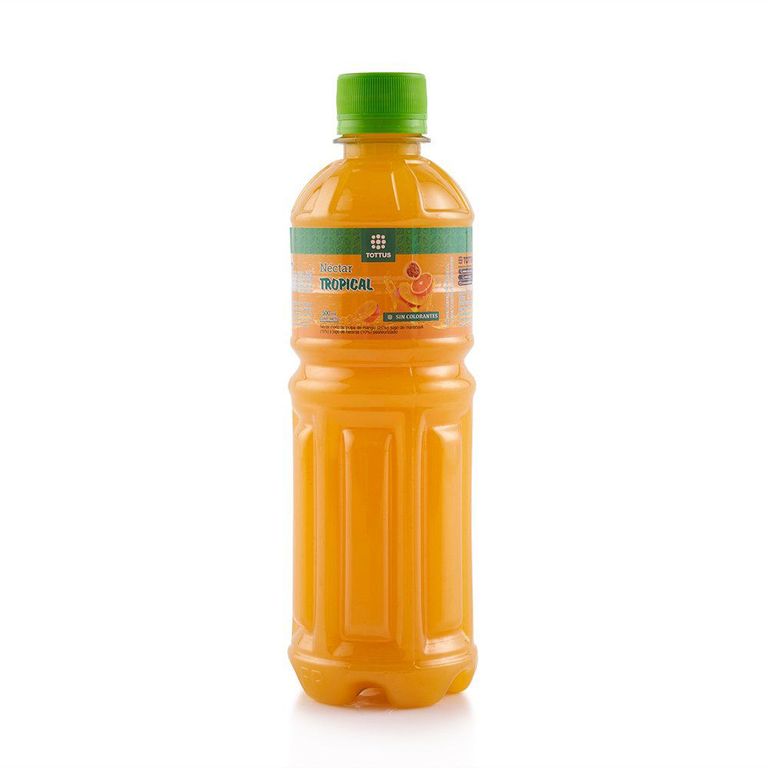 Jugo Néctar Mix Tropical Pasteurizado Tottus Botella 500 mL