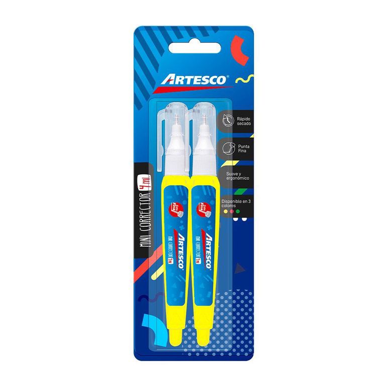 Mini Corrector Artesco Empaque 2 Und