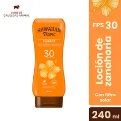 HAWAIIAN TROPIC - Protector Solar Hawaiian Tropic Zanahoria SPF30 Envase 240 mL
