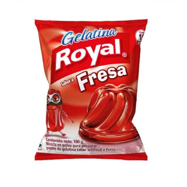 Gelatina Royal Sabor Fresa Bolsa 160 g