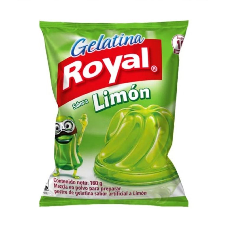 Gelatina Royal Sabor Limón Bolsa 160 g