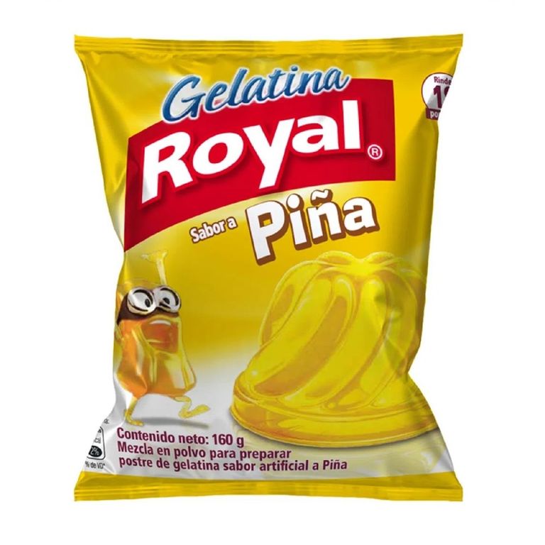 Gelatina Royal Sabor Piña Bolsa 160 g