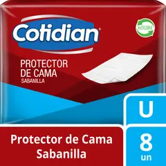 COTIDIAN - Protector De Cama Pack 8 Und
