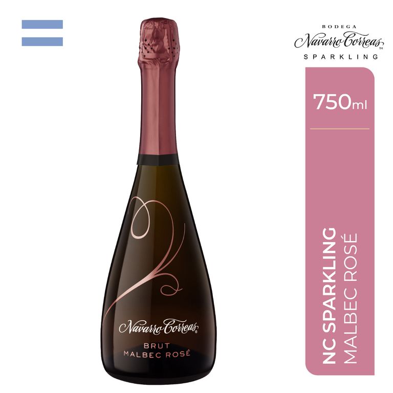 Espumante Rosé Navarro Correas Botella 750 mL