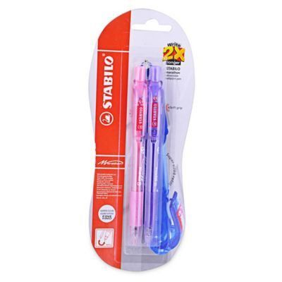 Lapiceros Stabilo Marathon Color Violeta Empaque 2 Und
