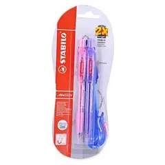STABILO - Lapiceros Stabilo Marathon Color Violeta Empaque 2 Und