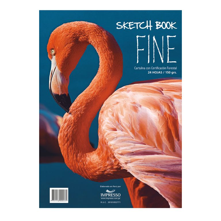 Sketch Book Fine Cartulina 150 g 24 Hojas