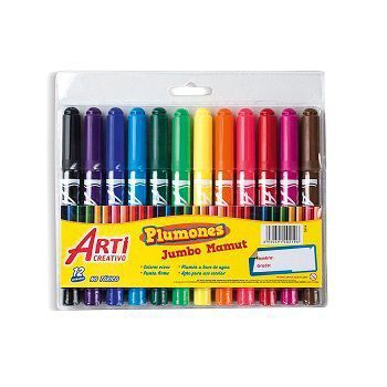 Plumones Arti Creativo Jumbo Mamut Empaque 12 Und