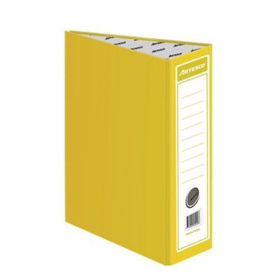 Archivador Artesco Plastificado Oficio AZ-75 Amarillo