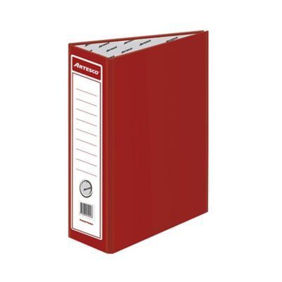 Archivador Artesco Plastificado Oficio AZ-75 Rojo