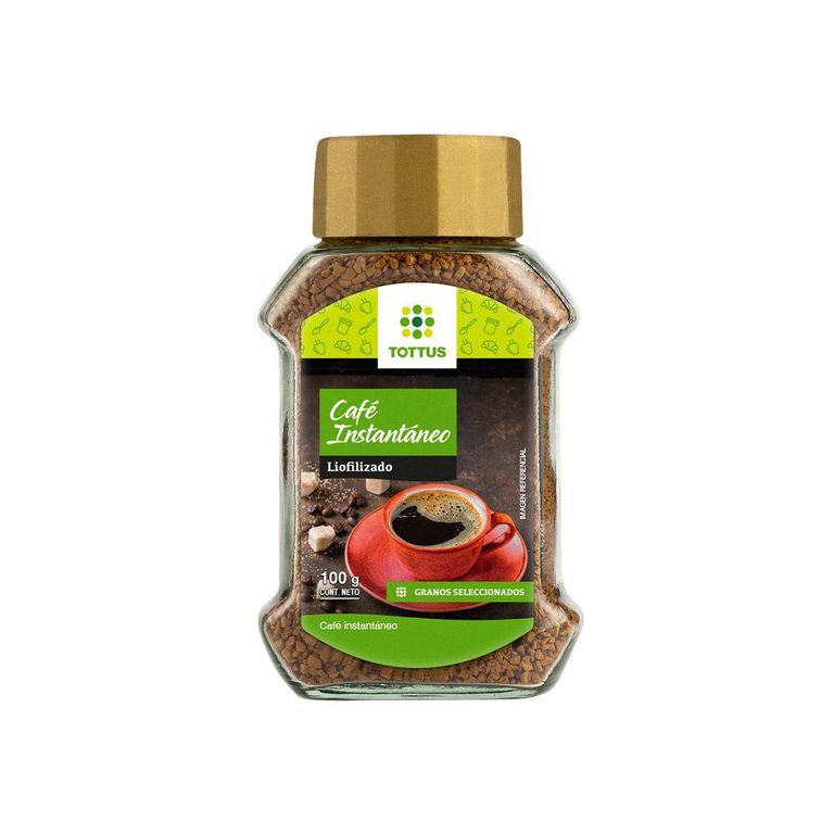 Café Instantáneo Tottus Life Liofilizado Premium Envase 100 g