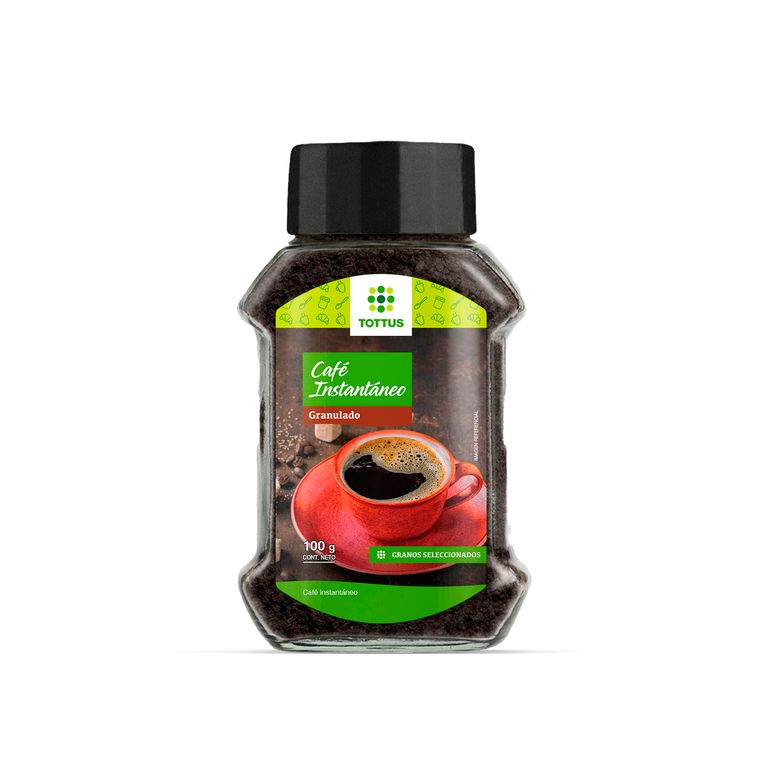 Café Instantáneo Tottus Granulado Envase 100 g