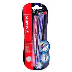 STABILO - Lápiceros Stabilo Exam Colores Azul Y Rojo Empaque 2 Und