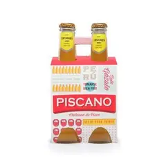 PISCANO - Chilcano De Pisco Sabor Maracuyá Pack 4 Und Botella 355 mL