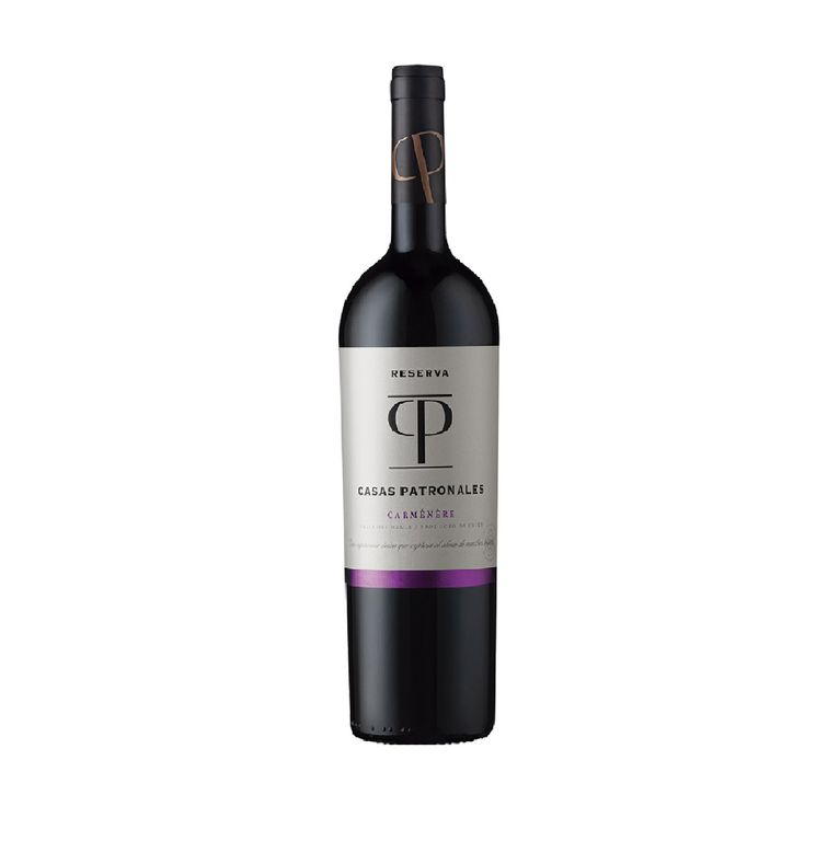 Vino Casas Patronales Carmenere Reserva Botella 750 mL