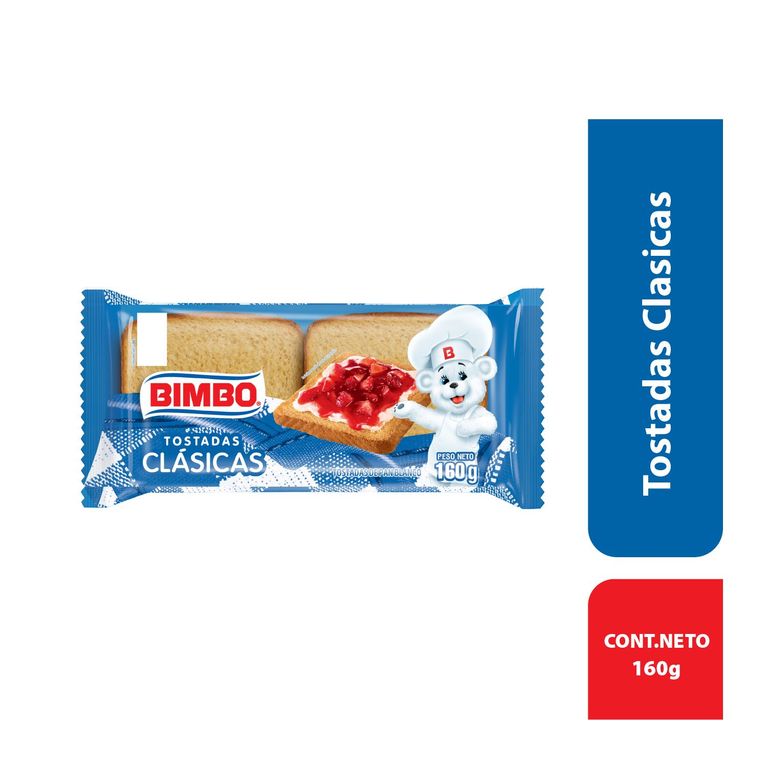 Tostadas Clásicas Bimbo Bolsa 160 g