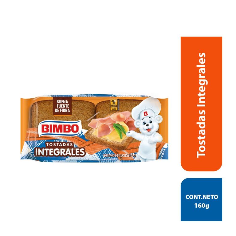 Tostadas Integrales Bimbo Bolsa 160 g