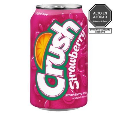 Gaseosa Crush Fresa Lata 355 mL