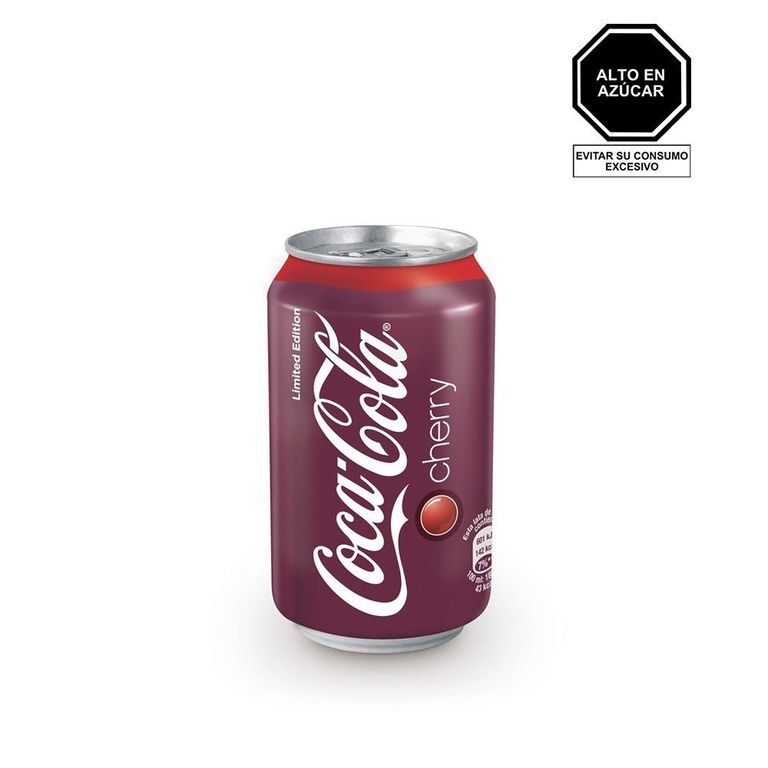 Gaseosa Coca Cola Cereza Lata 355 mL