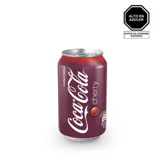 COCA COLA - Gaseosa Coca Cola Sabor Cereza Lata 355 mL