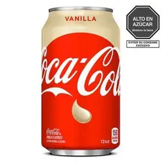 COCA COLA - Gaseosa Coca Cola Sabor Vainilla Lata 355 mL