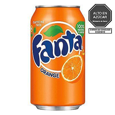 Gaseosa Fanta Naranja Lata 355 mL