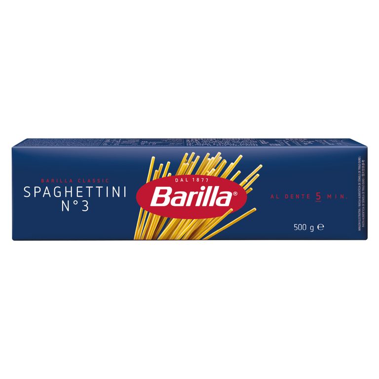 Fideo Spaguettini n3 Barilla Empaque 500 g