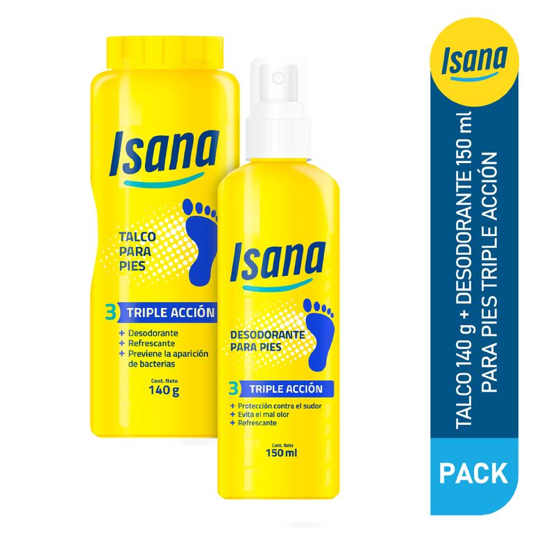 Desodorante Spray 150 g + Talco 140 g