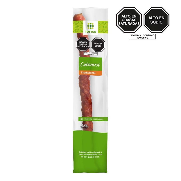 Cabanossi Tottus Empaque 1 Und