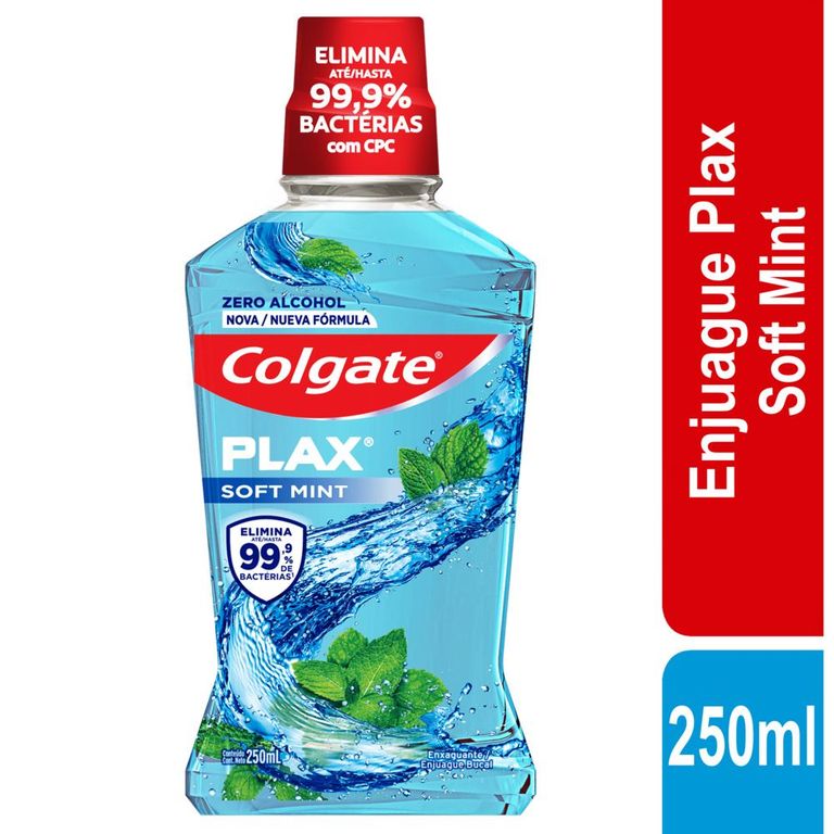 Enjuague Bucal Colgate Plax Soft Mint 250 Envase 250 mL