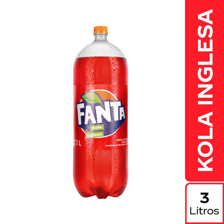 Gaseosa Fanta Kola Inglesa Botella 3 L