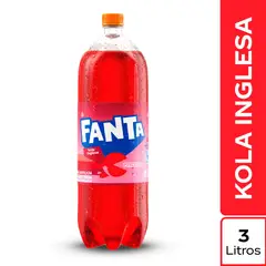 FANTA - Gaseosa Sabor Kola Inglesa Botella 3 L