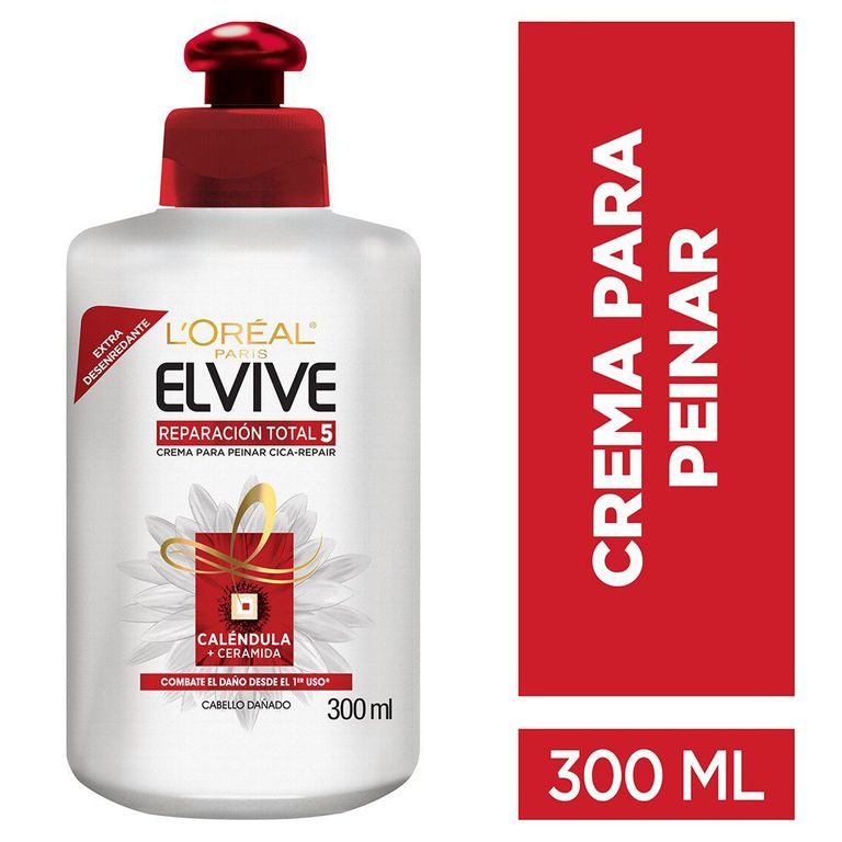 Crema para Peinar Elvive Reparación Total 5 Envase 300 mL