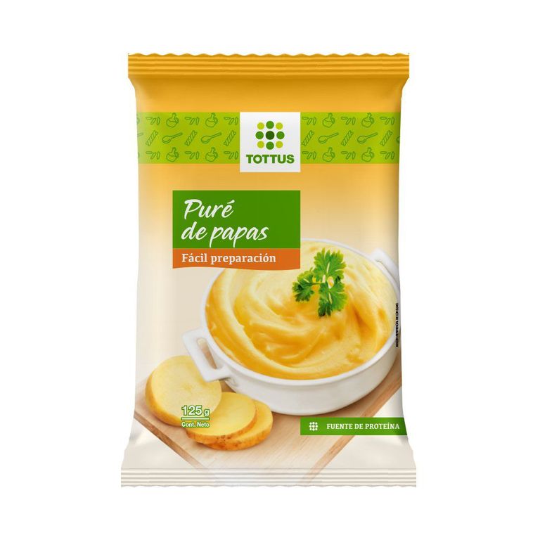 Puré de Papas Tottus Empaque 125 g