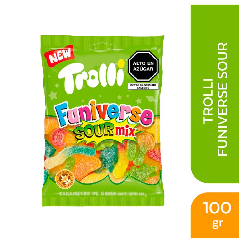 Gomitas Trolli Funiverse Sour Bolsa 100 g