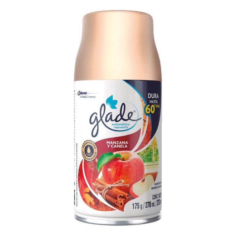 Repuesto Automático Glade Manzana y Canela Lata 175 g