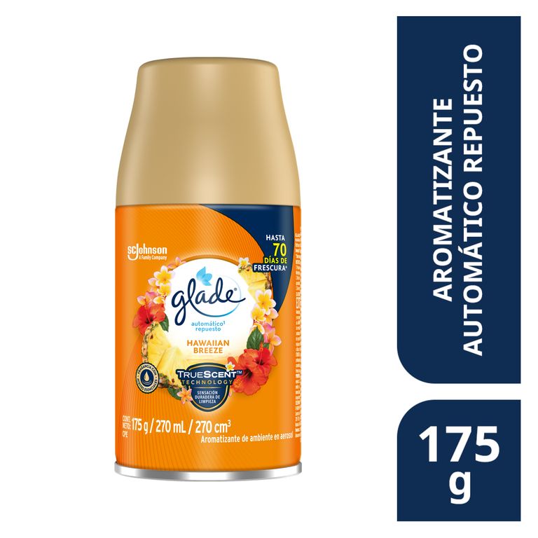 Repuesto Automático Glade Hawaiian Breeze Lata 175 g