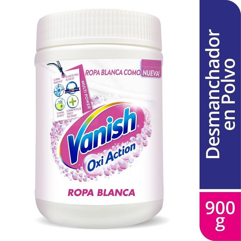 Quitamanchas en Polvo Vanish Ropa Blanca Envase 900 g