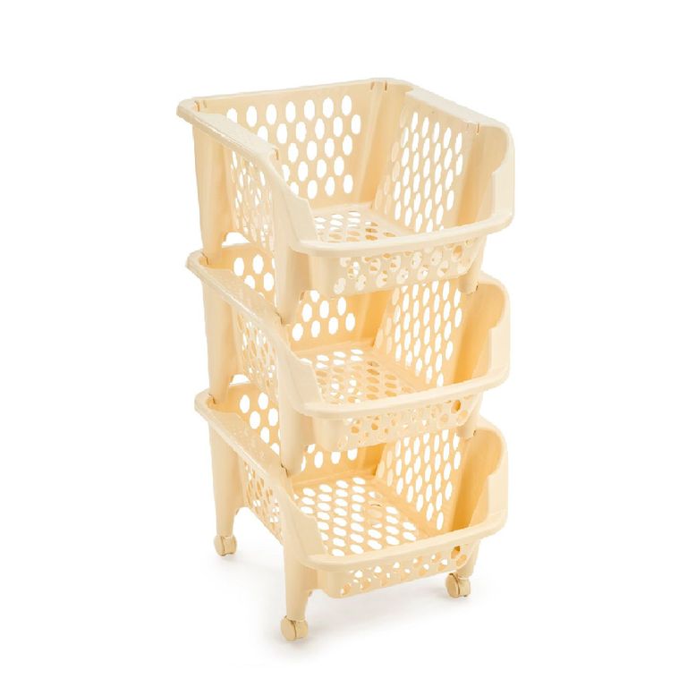 Despensero Real Grande 3 Niveles Con Ruedas