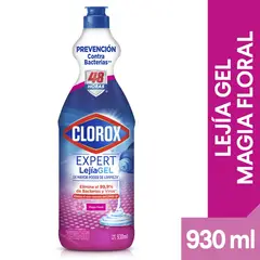 CLOROX - Lejía Clorox Power Gel Aroma Floral Botella 930 mL