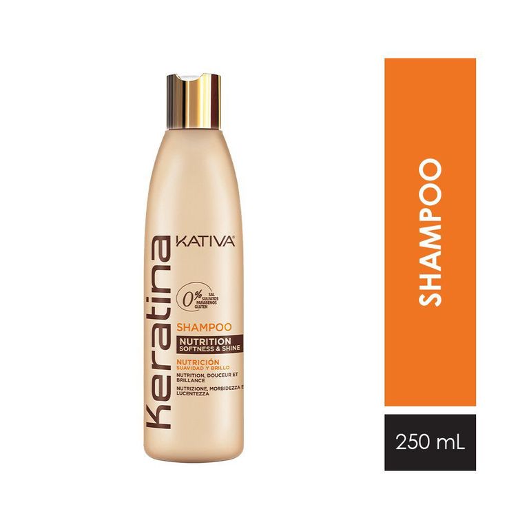 Shampoo Kativa Keratina Botella 250 mL